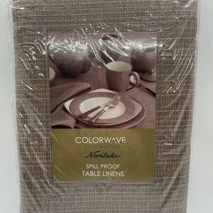 Noritake Colorwave 60x84 Fabric Linen Tablecloth Spill Proof